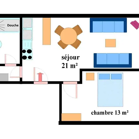 Appartement Lanslebourg-mont-cenis, 2 Pièces, 5 Personnes - Fr-1-508-154 Lanslebourg-Mont-Cenis